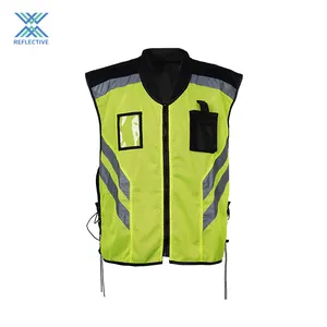 LX Wholesale Green Safety Vest Red American Style Hi Vis Industrial Safety Vest Construction Reflective Vest Foe Men