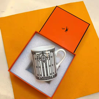 Boîtes cadeaux de luxe pour tasses à café en céramique avec logo personnalisé, emballage en papier kraft, ensemble de tasses