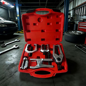 Kit d'outils 5 pièces pour séparateur de <span class=keywords><strong>rotule</strong></span>, extracteur de bras de suspension, extrémité de bielle de direction, à commande manuelle, avec mallette de transport robuste, OEM, pour entretien de l'essieu avant - Product Image 6