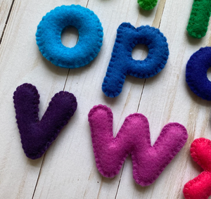 Letras del Alfabeto de Fieltro Hechas a Mano, Educativas, Montessori, para Juego de Imitación, Marca Mofelt - Product Image 5