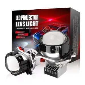 Factory price and easy install 12V BI led projector lens 3.0" bi-led headlights projector lenses controller
