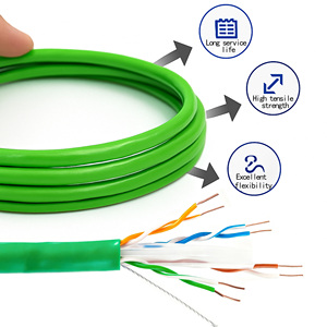 Cable de Comunicación LSZH, <span class=keywords><strong>300</strong></span>/500V, Conductor de Cobre 0.5-2.5mm², para Redes de Datos y CCTV, Certificado CE/ISO/RoHS - Product Image 3