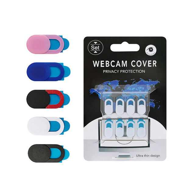 Custom Ultra Thin Privacy Protection Webcam Cover Slide with ABS & 3M Tape for Universal Fit Laptop and Mobile Phone