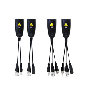5MP 3-in-1 AHD CVI TVI CVBS <span class=keywords><strong>Video</strong></span> Balun 300M <span class=keywords><strong>Video</strong></span> ve 150M ses iletim monitör 12-36V giriş-10C ila 70C ABS - Product Image 2