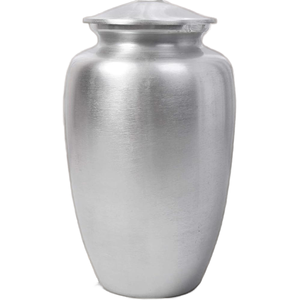 Modern Design Adult Cremation <b>Urn</b> <b>Large</b> Metal Human Ashes Holder Customized Capacity Handmade Matte Tabletop Vase Antique. - Product Image 1