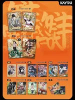 Caja Sorpresa de NARUTO, Juego de Cartas Coleccionables, Personajes de Anime, Accesorios Lindos, Regalo de Cumpleaños, Juguete Exquisito, Kayou, Plástico, Papel, Smriti