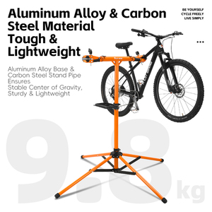 Support de vélo portable à dégagement rapide WEST BIKING, support de réparation de vélo en alliage d'aluminium, support pliable réglable pour vélo - Product Image 2