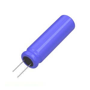 ตัวเก็บประจุแบบมีรูผ่านรู390 uF ตัวเก็บประจุ672D397H040DS2C รัศมี390 uF 40V - Product Image 1
