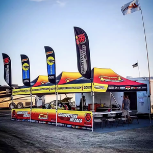 Carpa de lona de 10x10 pies, 10x15 pies, 20x20 pies con estructura de aleación de aluminio/acero de alta resistencia y tela 420D, con colores de logotipo personalizados. - Product Image 5