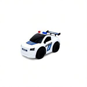 Voiture de police de sauvetage pour enfants, jouet en plastique, véhicule de patrouille, jeu de rôle, emballé en BOPP - Product Image 2