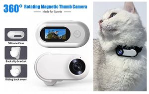 Mini caméra sportive 1080P pour animaux de compagnie, caméra de suivi pour chat et chien, enregistrement vidéo, caméra sans fil sécurisée pour extérieur, collier pour chat - Product Image 5