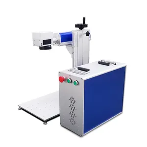 100W Portable Sliver Steel Jewelry Plastic Metal Engraving Fiber Laser Marking Machine