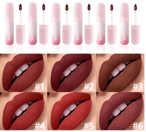 Brillo labial con efecto aterciopelado y blanqueador, estilo flor de cerezo, en forma de huevo de Pascua pequeño, con acabado mate. - Product Image 6