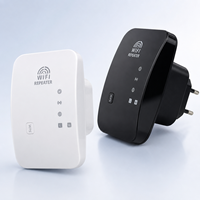 300Mbps Wireless WiFi Repeater 2.4G Range Extender With LAN Port WPS Signal Booster EU US Plug