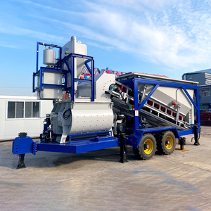 Di động bê tông nhà máy với xi măng Silo nhỏ mini máy trộn bê tông aggregat trạm trộn bê tông - Product Image 2