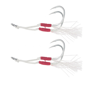 New <span class=keywords><strong>mata</strong></span> kail jigging assist ganci double jig asist Sea Fishing jigging hook - Product Image 2