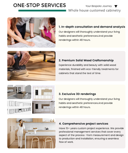 Custom Luxury Solid <strong>Wood</strong> Cream White Shaker Style Classic <strong>Kitchen</strong> Island Full Complete <strong>Kitchen</strong> <strong>Cabinet</strong> Set - Product Image 6