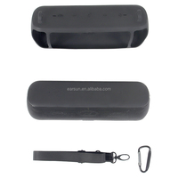 Étui de transport en silicone compatible avec l'enceinte Anker Soundcore Motion+, housse portable avec bandoulière et mousqueton
