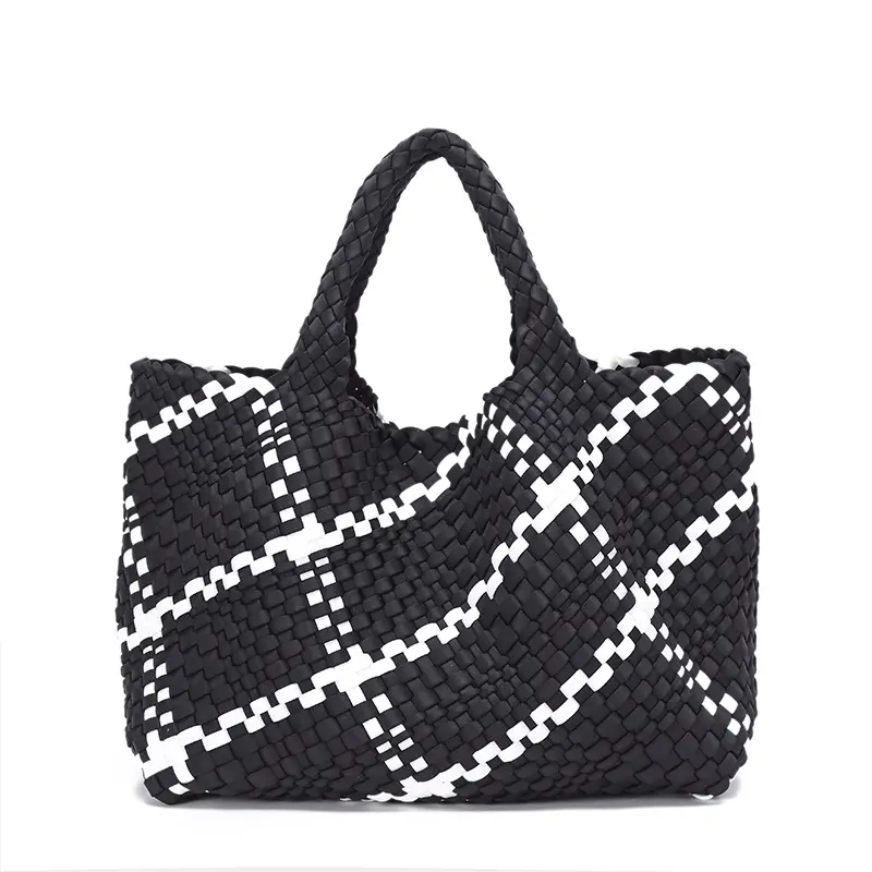 CPC 2 in 1 Trendy and Retro Fashion Daily Tote Bag Diamond Pattern PU Leather Large Capacity Versatile Mother and Child Bag