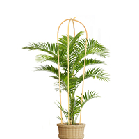 Support de plante en bambou naturel en forme de U pour plantes en pot, plantes grimpantes, fleurs de jardin, vente en gros
