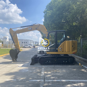รถขุดขนาดเล็ก Caterpillar รุ่น 307.5 แบบตีนตะขาบ ระบบไฮดรอลิก พร้อมใบมีด สำหรับใช้ในบ้าน CAT 307.5 307 306 305.5 303.5 รถขุดขนาดเล็ก - Product Image 6