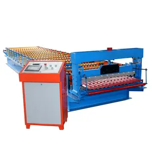 Steel Metal Roof Corrugated Iron Roofing Zinc Sheet Roll Forming Machine