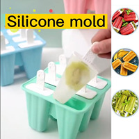 Moule à glaces Aikeer en silicone de qualité alimentaire à 12 cavités, pour gâteaux et crèmes glacées, réutilisable, facile à démouler, pour la fabrication de bâtonnets glacés DIY