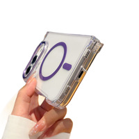 Casing Ponsel Magnetik Kuat untuk iPhone Duo, Penutup PC Keras untuk iPhone Duo IPD018