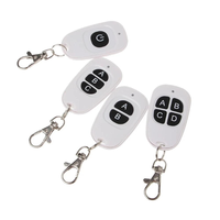 Control Remoto Inalámbrico RF de 433Mhz, 1, 2, 3, 4 Botones, Transmisor de Código de Aprendizaje 1527 para Controlador de Puerta de Garaje