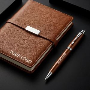 Set de Regalo Personalizado para Empleados con Cuaderno, Bolígrafo Metálico, Memoria USB y Termo de Acero Inoxidable - Product Image 2