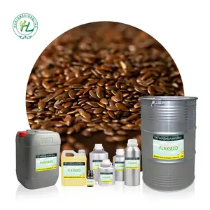 Custom indian flax seed oil raw bulk supplier, 1kg Cosmetics grade Flaxseed Oil Organic Cold Pressed Hair oil For Hair growth