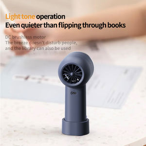 Ventilateur portable écologique fonctionnant sur USB et piles, <span class=keywords><strong>pour</strong></span> voiture, camping-car, maison et extérieur, avec affichage numérique, 3 vitesses, ventilateur à main - Product Image 4