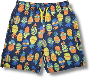 Short <span class=keywords><strong>de</strong></span> plage à séchage rapide pour petits garçons <span class=keywords><strong>maillot</strong></span> <span class=keywords><strong>de</strong></span> <span class=keywords><strong>bain</strong></span> pour enfants avec tissage tricoté taille moyenne élastique - Product Image 2