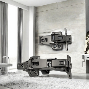 Bisagra de acero con cierre suave de 180 grados para muebles, gabinetes de cocina y baño, y puertas de esquina Lazy Susan - Product Image 3