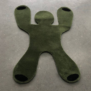 Tapis en acrylique tuftés à la main, logo personnalisé, tapis modernes découpés sur mesure, antidérapants, paillassons tuftés personnalisés à l'effigie d'anime, écologiques, extra épais - Product Image 5