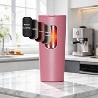 Gobelet à café à double couvercle 22 oz, réutilisable, en acier inoxydable, isolé sous vide, tasse de voyage avec couvercle pour café, bureau, voyage