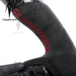 Volante Sportivo in Fibra di Carbonio Perforato Compatibile con <span class=keywords><strong>Volkswagen</strong></span> Golf 5 MK5 GTI Scirocco R Passat Polo JETTA - Product Image 5