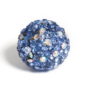 <span class=keywords><strong>Perles</strong></span> <span class=keywords><strong>Shamballa</strong></span> 16mm <span class=keywords><strong>en</strong></span> <span class=keywords><strong>gros</strong></span>-Entretoises colorées <span class=keywords><strong>en</strong></span> argile strass pour la fabrication de bijoux à bricoler soi-même - Product Image 6