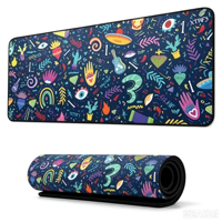 Tapis de souris carré personnalisé en caoutchouc naturel antidérapant, imperméable et respectueux de l'environnement pour le bureau, les jeux et l'ordinateur de bureau