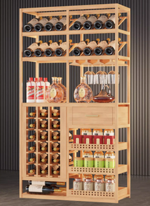 Stainless Steel Multi-Functional Intelligent Constant Temperature Humidity <strong>Wine</strong> <strong>Cabinet</strong> for Red <strong>Wine</strong> Tea Beverages Storage - Product Image 2