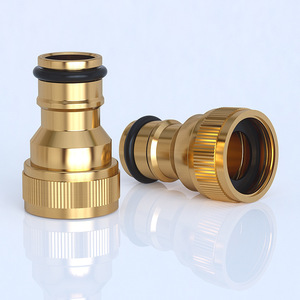 Guoma Ruixiang Raccord rapide en laiton avec filetage intérieur 1/4 po pour tuyau d'eau 1/2 po pour tuyau PVC Durable - Product Image 2