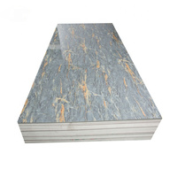 Feuille acrylique en marbre, finition mate coupe à Surface solide, comptoir de cuisine, pierre artificielle, 1 pièce