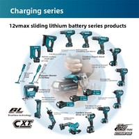 Chargeur de batterie au lithium rechargeable Makitas 12V Max CXT BL1016 BL1021B BL1041B Outil électrique professionnel Charge rapide