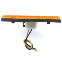 4 Mini feu de position latéral à LED Piranha de haute qualité pour remorque de camion Réflecteur de lumière de dégagement 24V