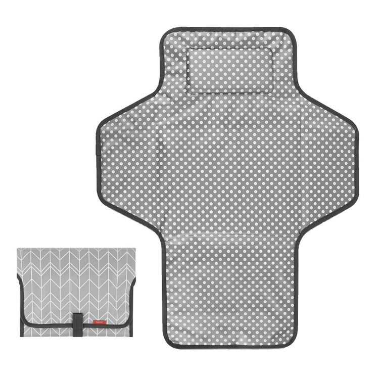 Портативная сумка для пеленок, пеленальный коврик, размер детского пеленания, Маленький милый экологически чистый, горячая Распродажа, складной детский однотонный на заказ