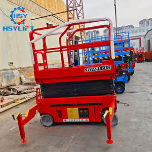 รถยกแบบกรรไกรเคลื่อนที่ ขนาด <span class=keywords><strong>6</strong></span> ม., 8 ม., 10 ม. แบบเตี้ย รับน้ำหนัก 300 กก., 320 กก., 500 กก. สำหรับสายการบรรจุภัณฑ์ - Product Image 2