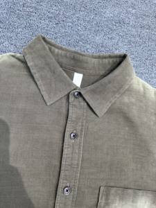 Chemise décontractée à manches longues - Coupe ample - Design à un seul bouton - Fil anti-froissement et anti-déchirure - Style printemps - Product Image 2