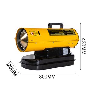 50000BTU sưởi ấm công nghiệp DIESEL dầu hỏa Quạt dầu nóng cho công trường xây dựng nhà kính - Product Image 2