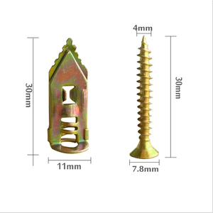 Kit professionnel robuste de 30mm de long, marteau à expansion zingué, ancres pour cloisons sèches auto-perceuses pour la <span class=keywords><strong>fixation</strong></span> de plaques de plâtre - Product Image 3