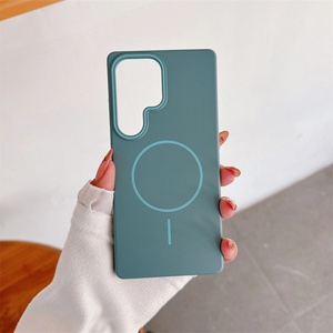 Official Original Type High Quality Skin Touch Feeling Slim <b>PC</b> Phone Case for Samsung S25 Ultra S24 S23 <b>Wireless</b> Charging - Product Image 4